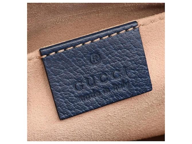 Borsa Gucci Ophidia Small Sherry Line Blu navy - vista 4