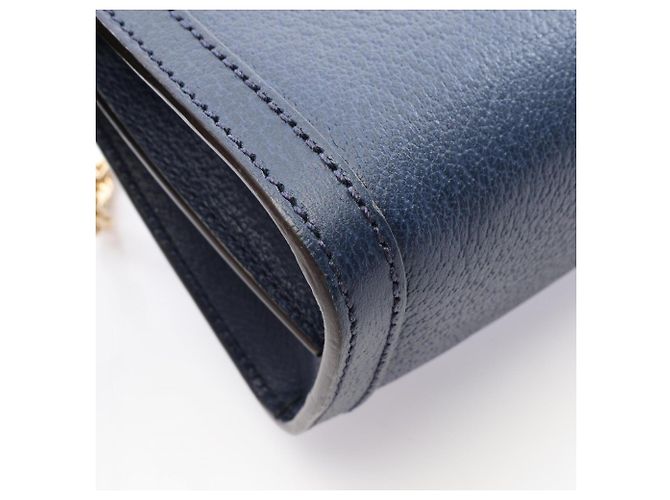 Borsa Gucci Ophidia Small Sherry Line Blu navy - vista 5