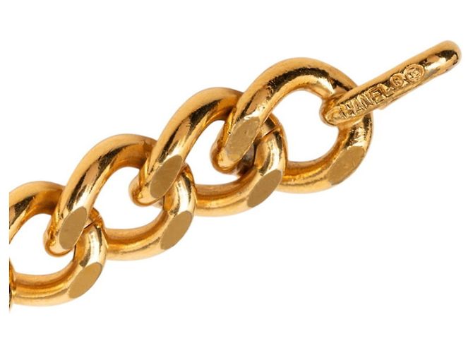 Chanel Cambon Logo Plate Chain Belt Gürtel Golden - Ansicht 3