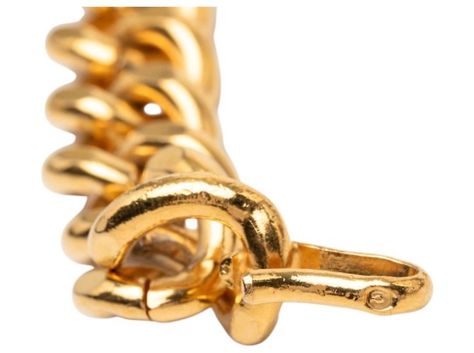 Chanel Cambon Logo Plate Chain Belt Gürtel Golden - Ansicht 4