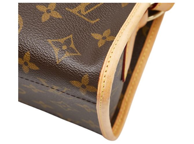 Borsa a tracolla lunga Louis Vuitton Monogram Popincourt Marrone - vista 5