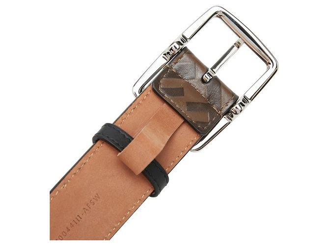 Fendi Zucca FF Logo Gürtel Plain Braun - Ansicht 7