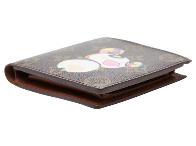 Louis Vuitton Monogram Panda Bi-fold Wallet Braun Mehrfarben - Ansicht 4