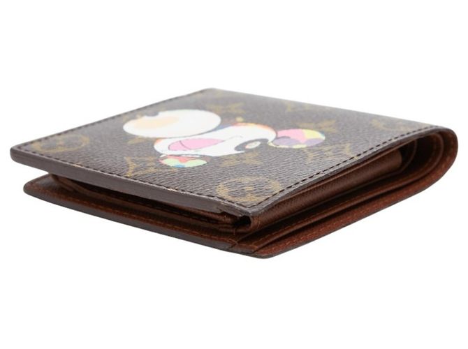 Louis Vuitton Monogram Panda Bi-fold Wallet Braun Mehrfarben - Ansicht 5