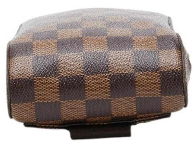 Borsa a tracolla Louis Vuitton Damier Geronimos Marrone - vista 3