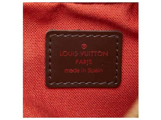 Borsa a tracolla Louis Vuitton Damier Geronimos Marrone - vista 8