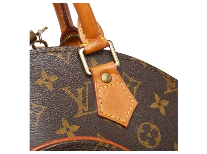 Borsa Louis Vuitton Monogram Ellipse PM Marrone - vista 10