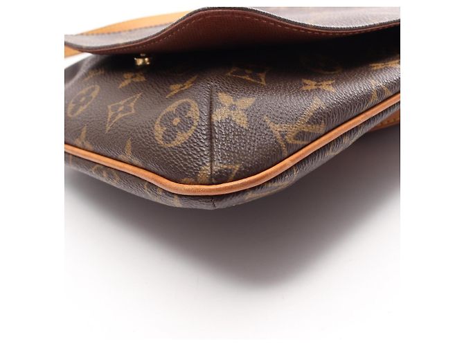 Borsa a tracolla Louis Vuitton Musette Salsa Monogram Marrone - vista 8