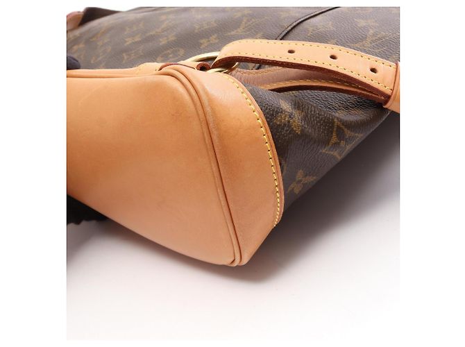 Zaino/Borsa Louis Vuitton Montsouris GM Monogram Marrone - vista 10