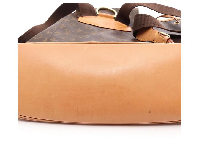 Zaino/Borsa Louis Vuitton Montsouris GM Monogram Marrone - vista 7