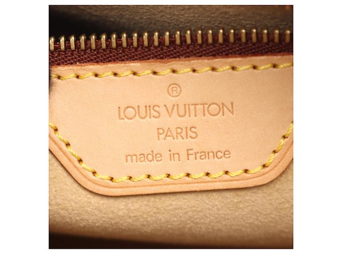 Borsa a Spalla Louis Vuitton Looping MM Monogram Marrone - vista 4