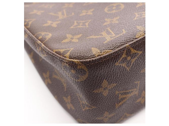 Borsa a Spalla Louis Vuitton Looping MM Monogram Marrone - vista 6