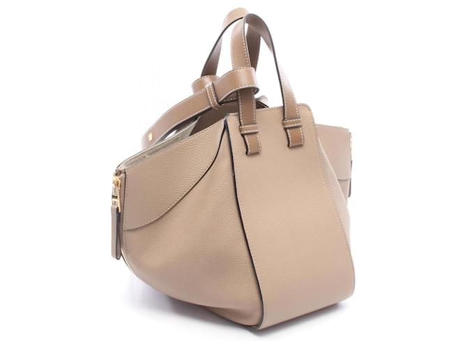 Borsa a mano in pelle Loewe Hammock Small Beige - vista 2