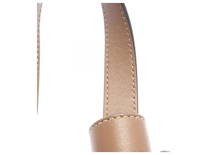Borsa a mano in pelle Loewe Hammock Small Beige - vista 6