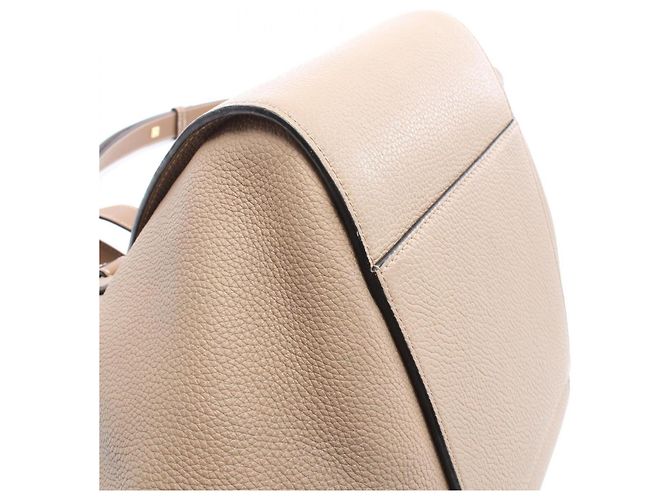Borsa a mano in pelle Loewe Hammock Small Beige - vista 7