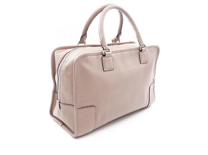 Borsa Loewe Amazona 36 Beige - vista 2