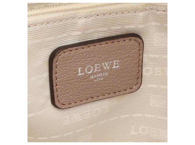 Borsa Loewe Amazona 36 Beige - vista 4