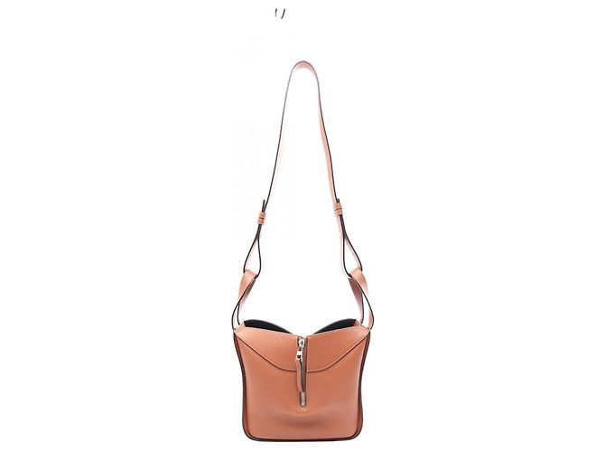 Borsa Hammock Loewe - Borsa a mano compatta in pelle Marrone - vista 5