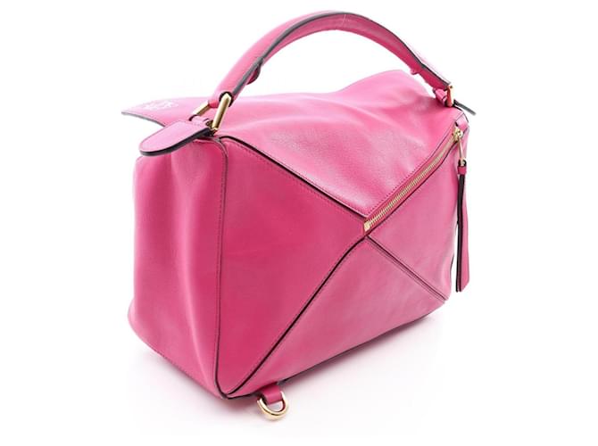 Borsa Loewe Puzzle Medium 2-Way Handbag Rosa - vista 2
