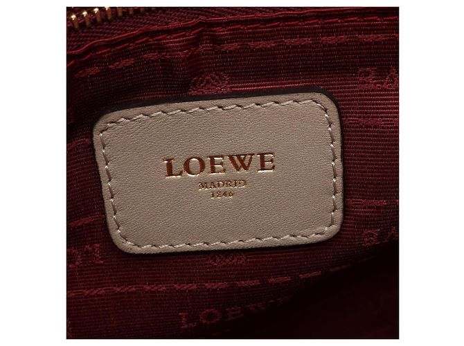 Borsa a tracolla 2-way Loewe Maia Anagram Beige - vista 4