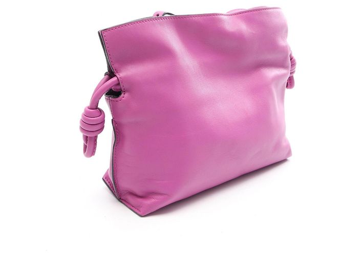 Clutch e borsa a tracolla mini Flamenco Loewe Porpora - vista 2