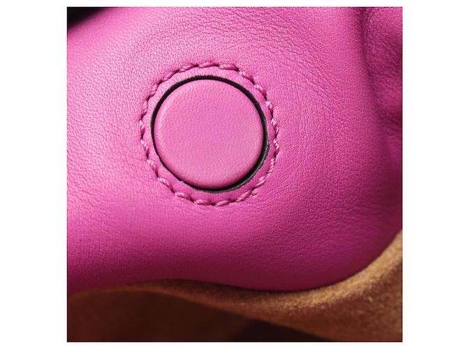 Clutch e borsa a tracolla mini Flamenco Loewe Porpora - vista 5