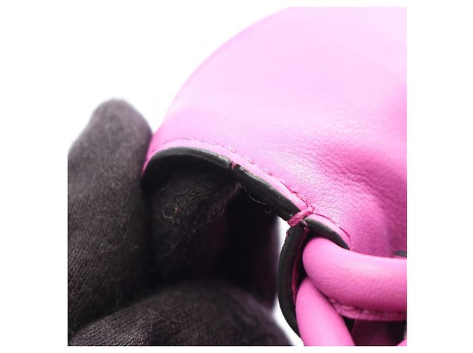 Clutch e borsa a tracolla mini Flamenco Loewe Porpora - vista 6