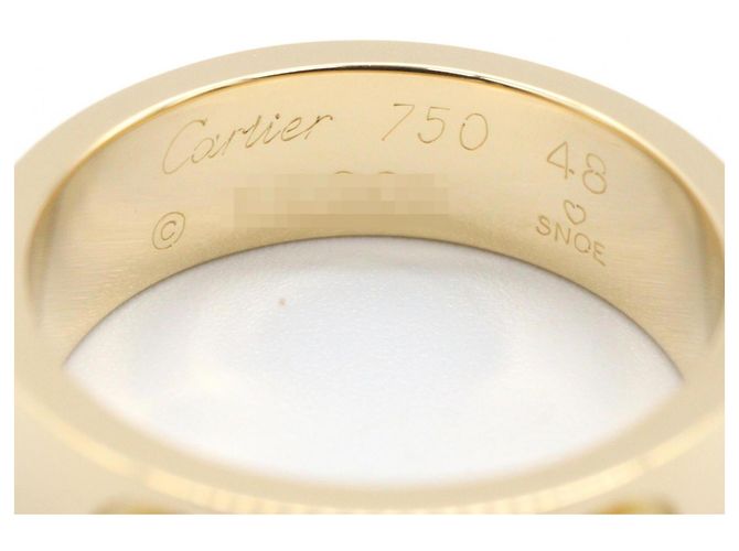 Anello Love in oro giallo 18K Cartier D'oro - vista 3