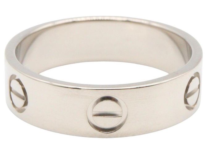 Cartier Love Ring aus 18K Weißgold Silber - Ansicht 2