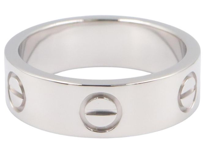 Cartier Love Ring aus 18K Weißgold Silber - Ansicht 2