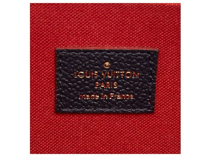 Louis Vuitton Monogram Empreinte Pochette Felicie Rosso Blu navy - vista 12