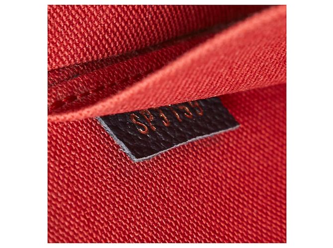 Louis Vuitton Monogram Empreinte Pochette Felicie Rosso Blu navy - vista 13