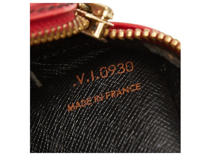 Borsa a tracolla Louis Vuitton Epi Jeune Fille Rosso - vista 13