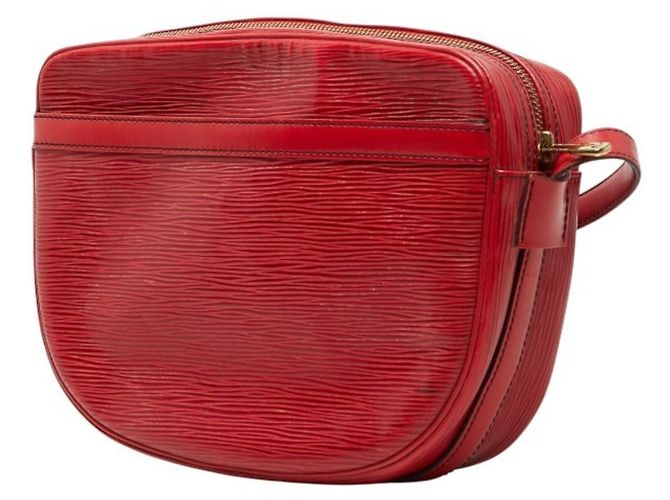 Borsa a tracolla Louis Vuitton Epi Jeune Fille Rosso - vista 2