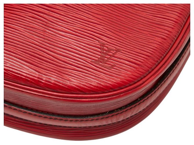 Borsa a tracolla Louis Vuitton Epi Jeune Fille Rosso - vista 4