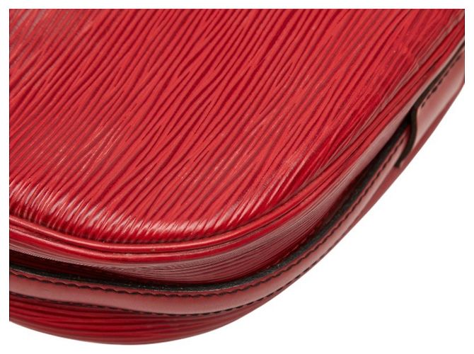 Borsa a tracolla Louis Vuitton Epi Jeune Fille Rosso - vista 5