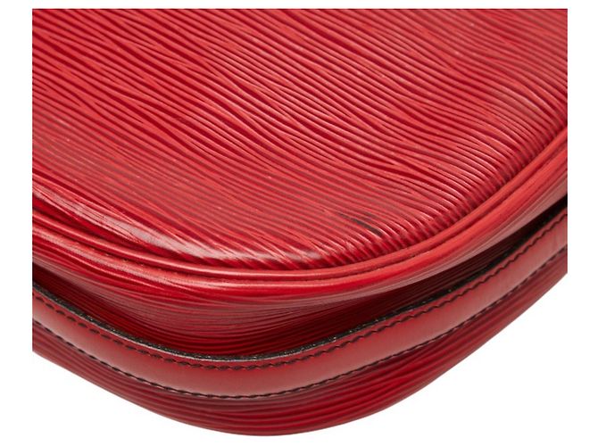 Borsa a tracolla Louis Vuitton Epi Jeune Fille Rosso - vista 6