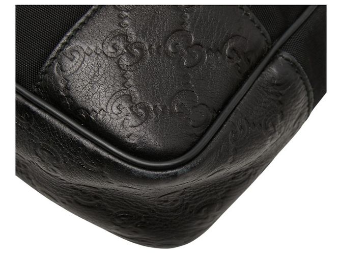 Bolso bandolera crossbody Gucci Guccissima Negro - vista 4