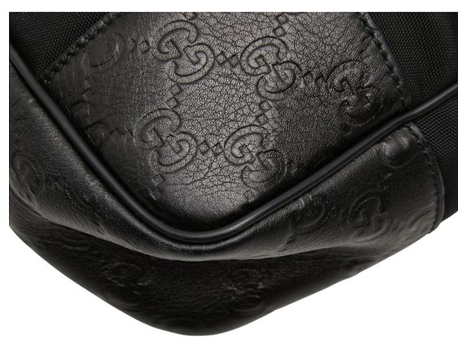Bolso bandolera crossbody Gucci Guccissima Negro - vista 6