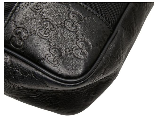Bolso bandolera crossbody Gucci Guccissima Negro - vista 7