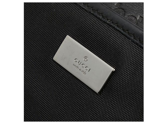 Bolso bandolera crossbody Gucci Guccissima Negro - vista 9