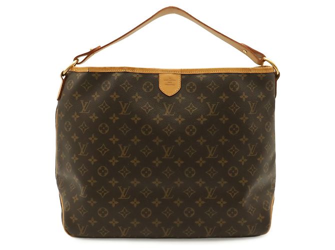 Borsa a Spalla Louis Vuitton Monogram Delightful MM Marrone - vista 2
