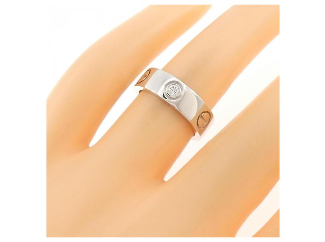 Cartier Love Ring mit halbem Diamanten - Ansicht 4
