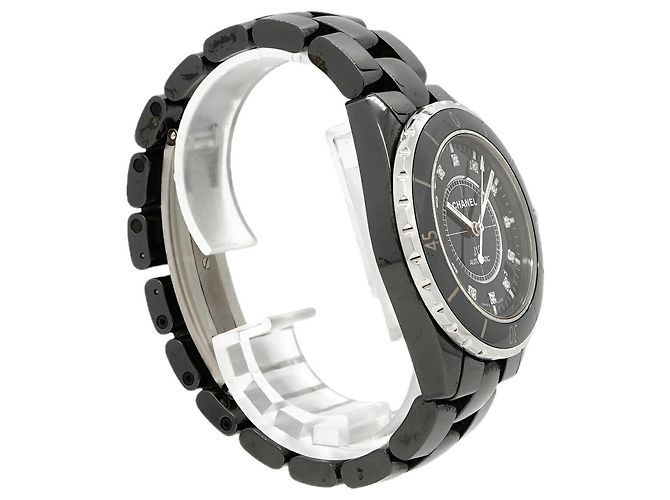Orologio Chanel J12 Diamond H1626 Quadrante Nero da Uomo - vista 3