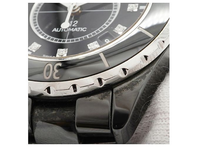 Orologio Chanel J12 Diamond H1626 Quadrante Nero da Uomo - vista 8