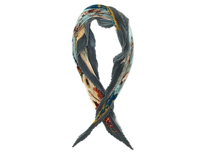 Hermès Sciarpa Hermes Pleated Carre Multicolore - vista 2
