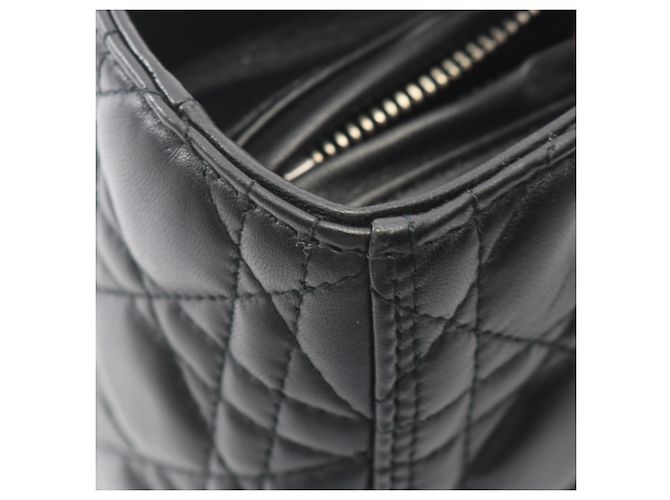 Christian Dior LADY DIOR Cannage Borsa 2-Way Nero - vista 7