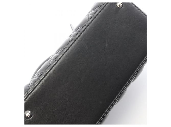 Christian Dior LADY DIOR Cannage Borsa 2-Way Nero - vista 8
