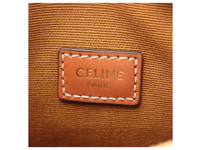 Céline Borsa a 2 modi Celine Triomphe a forma di cuore Marrone Nero - vista 4