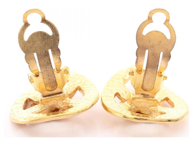 Chanel Coco Mark Teardrop Ohrringe Golden - Ansicht 5
